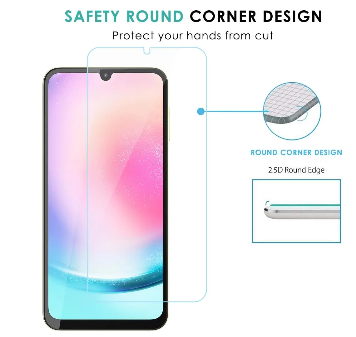 Samsung Galaxy A24 Tempered Screen Protector GLaS HD - 2 Pack