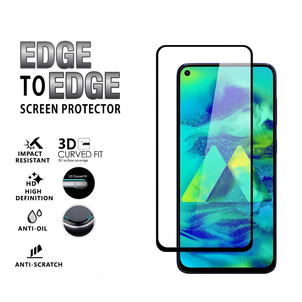 Samsung Galaxy M40 / A60 Tempered Glass Screen Protector Guard | GLaS - 1 Pack