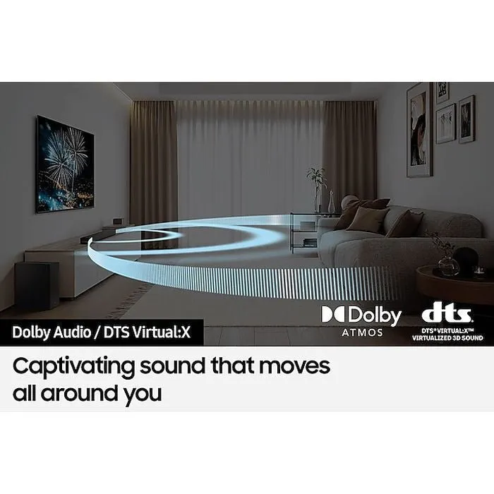 SAMSUNG HW-B650D/XM Soundbar 3.1CH B-Series Dolby Audio With Sub Woofer