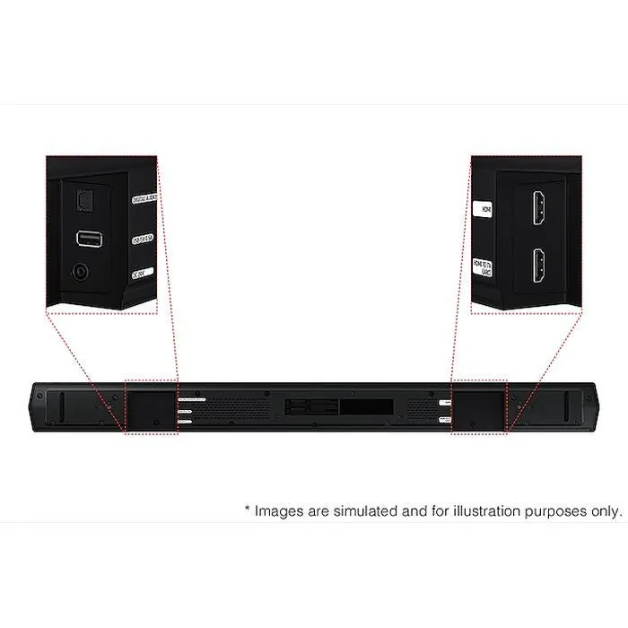 SAMSUNG HW-B650D/XM Soundbar 3.1CH B-Series Dolby Audio With Sub Woofer