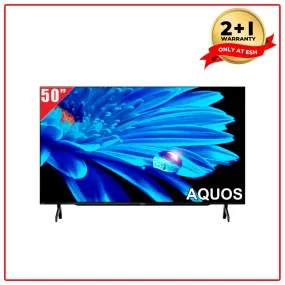 Sharp 4TC50FK1X 50 Inch AQUOS 4K UHD Google TV