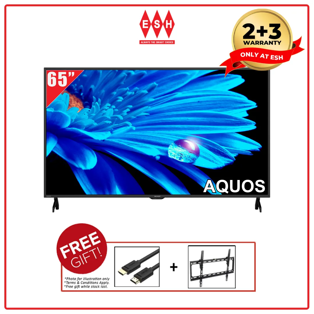 Sharp 4TC65FK1X 65 inch AQUOS 4K UHD Google TV