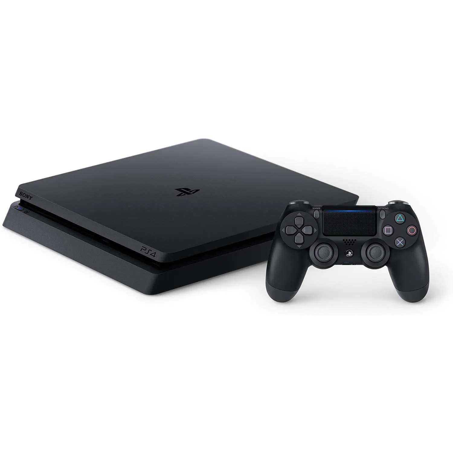 Sony 2215B PlayStation 4 Slim 1TB Gaming Console Black with BOLT AXTION Bundle Like New