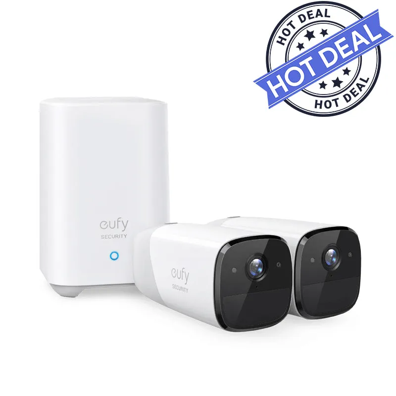 ΕufyCam 2 (2-Cam Kit) Wireless Home Security Camera System