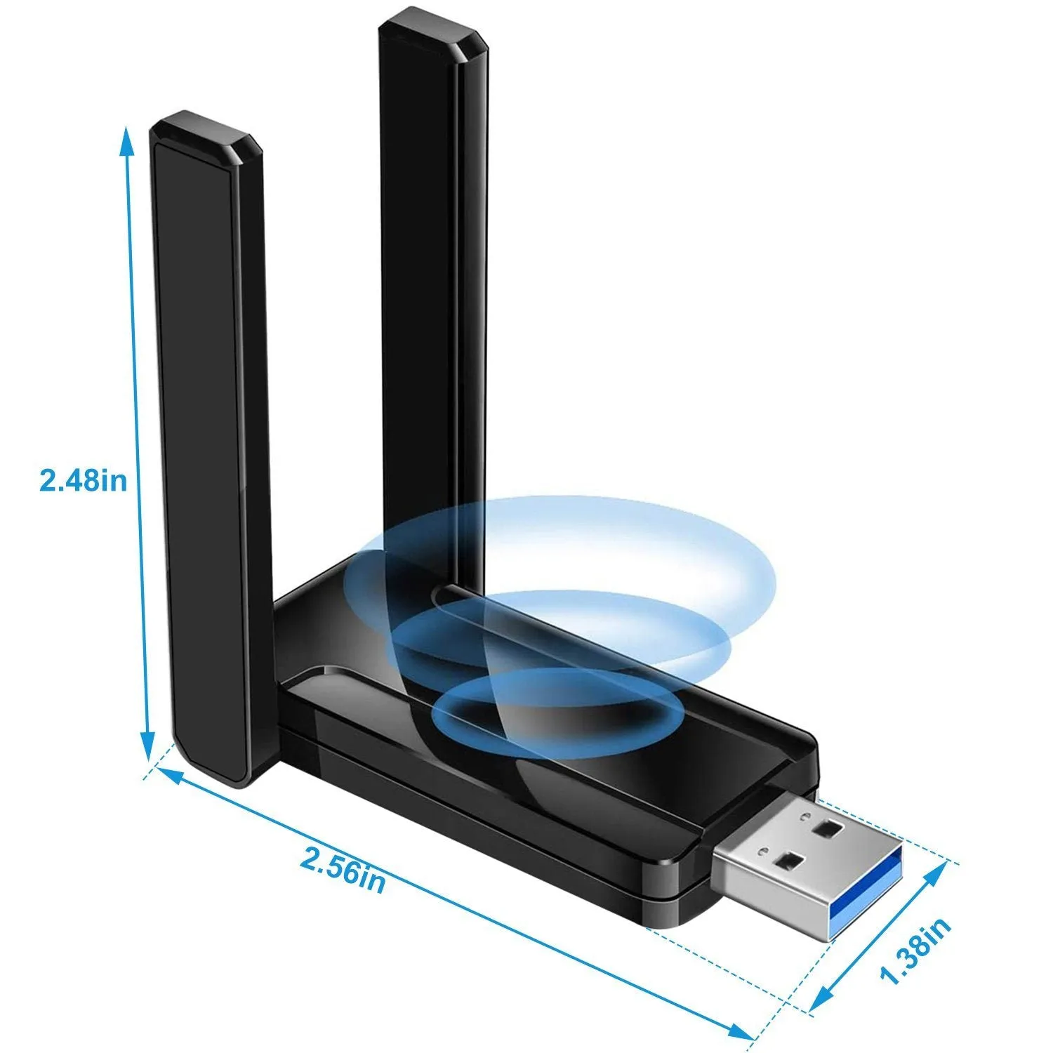USB 3.0 WiFi Adapter AC1300 Mbps