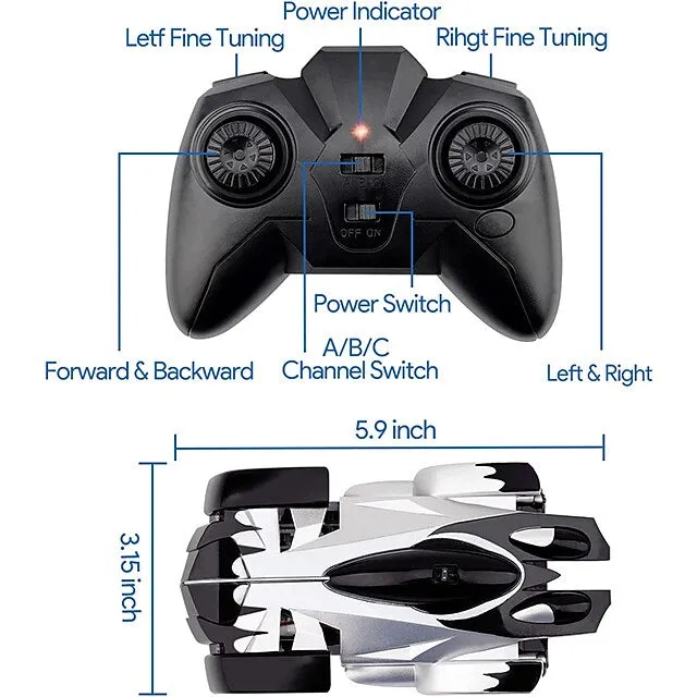 Wall Climbing Remote Control Car