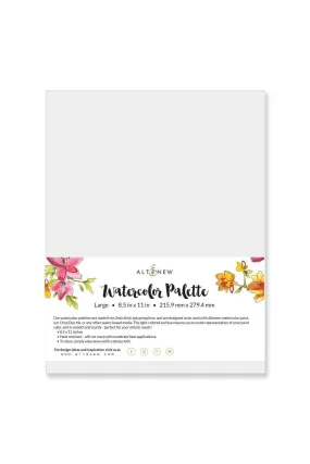 Watercolor Palette - Large