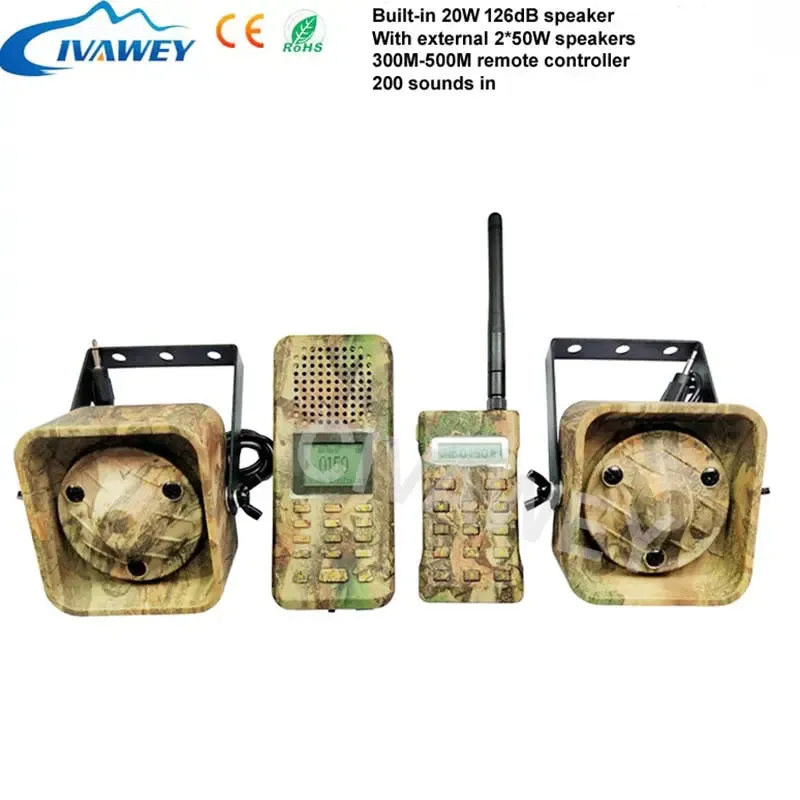 With Remote Controller 50w Hunting Duck Goose Crow Calls Hunting Bird Sound MP3 Player Hunting Decoy Timer on Off