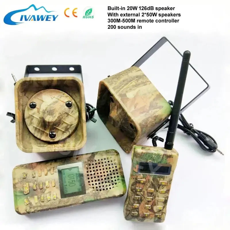With Remote Controller 50w Hunting Duck Goose Crow Calls Hunting Bird Sound MP3 Player Hunting Decoy Timer on Off