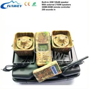 With Remote Controller 50w Hunting Duck Goose Crow Calls Hunting Bird Sound MP3 Player Hunting Decoy Timer on Off