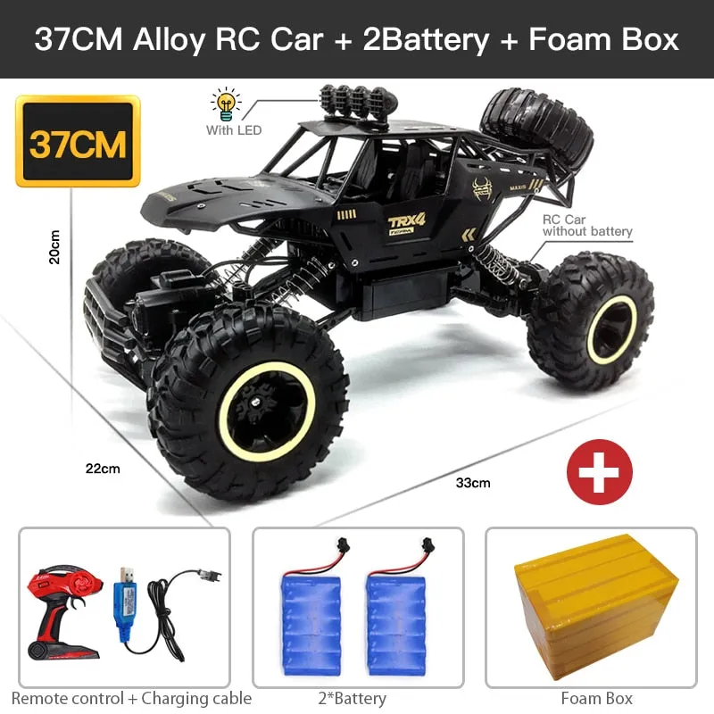 ZWN 1:12 / 1:16 4WD RC Car With LED Lights 2.4G Radio Remote Control Cars Buggy Off-Road Control Trucks Toys