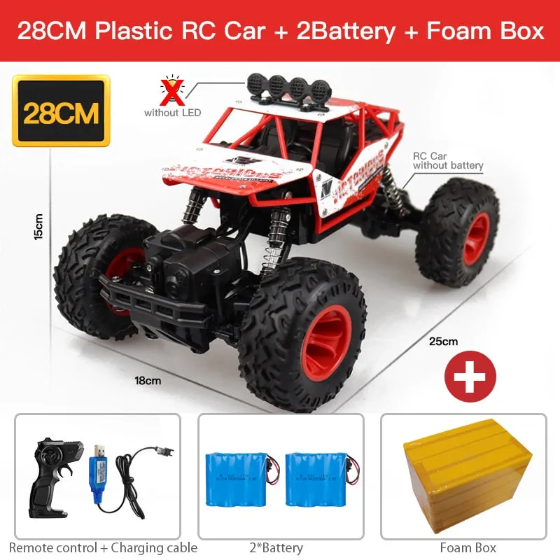 ZWN 1:12 / 1:16 4WD RC Car With LED Lights 2.4G Radio Remote Control Cars Buggy Off-Road Control Trucks Toys