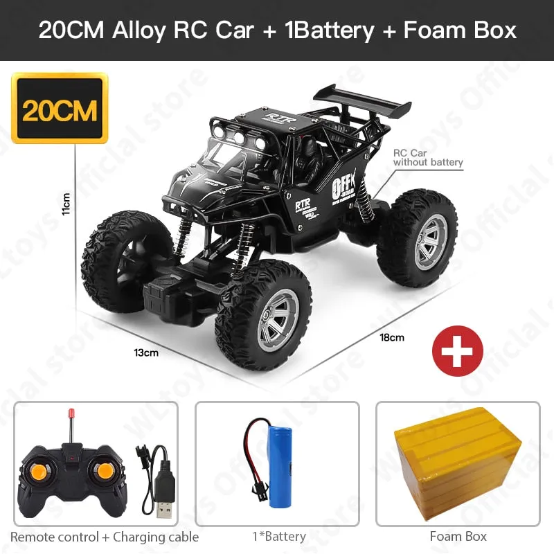 ZWN 1:12 / 1:16 4WD RC Car With LED Lights 2.4G Radio Remote Control Cars Buggy Off-Road Control Trucks Toys