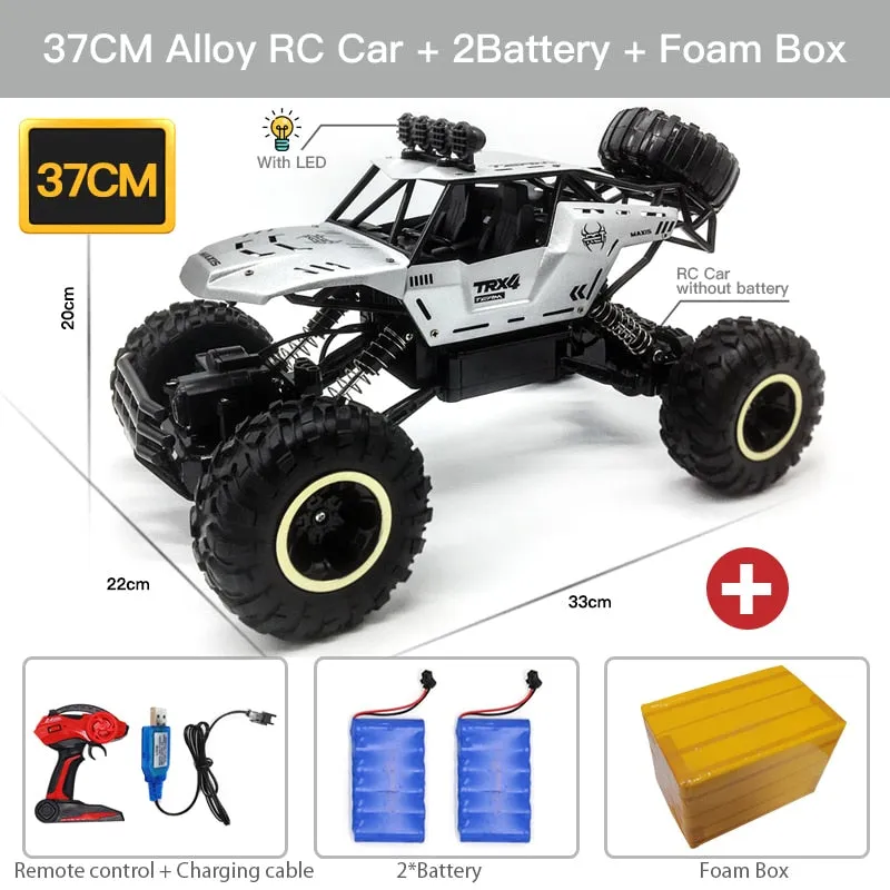 ZWN 1:12 / 1:16 4WD RC Car With LED Lights 2.4G Radio Remote Control Cars Buggy Off-Road Control Trucks Toys
