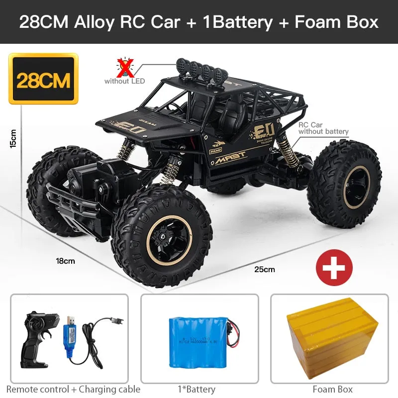 ZWN 1:12 / 1:16 4WD RC Car With LED Lights 2.4G Radio Remote Control Cars Buggy Off-Road Control Trucks Toys